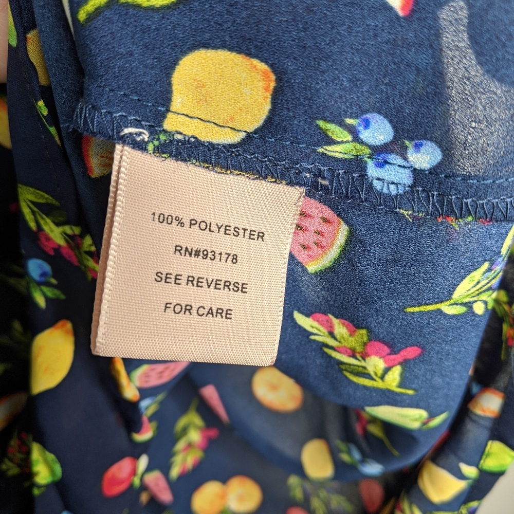 Philosophy Fruit Split Neck Blouse - image 6